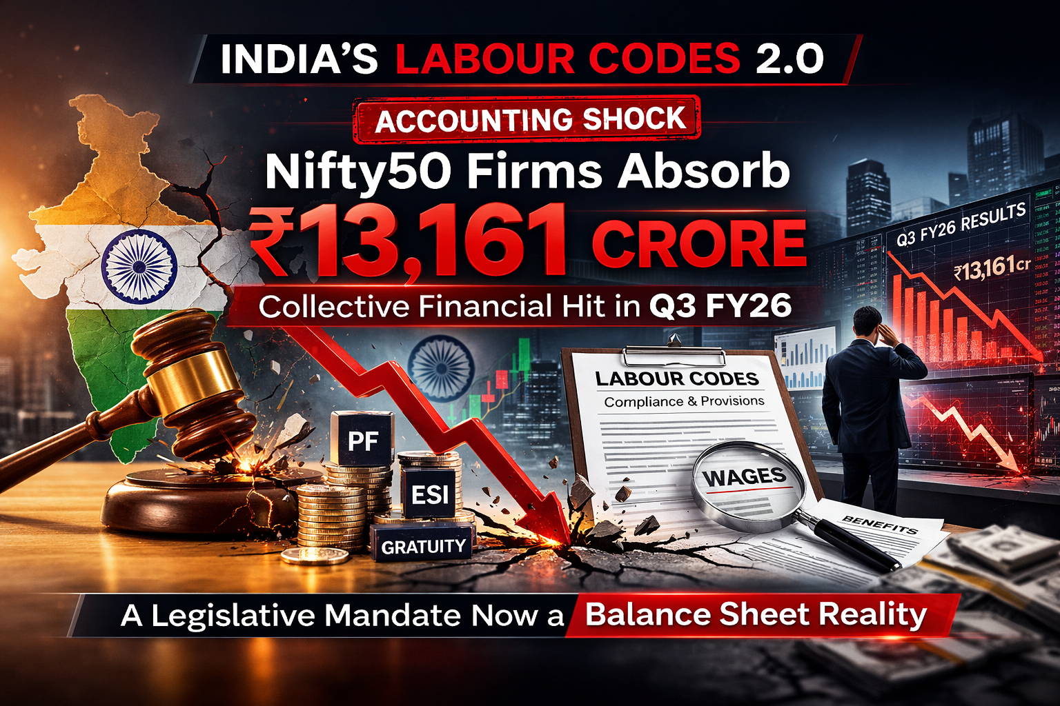 The ₹13,161 Crore "Accounting Shock": Navigating India's New Labour Code Transition (FY26)